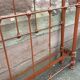 Pair of vintage in wrought iron bed heads 1920