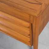 Mid-century modern teak desk by Torbjørn Afdal for Bruksbo, 1960s