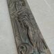 Pair of Art Nouveau bronze bas-reliefs. Wall sculpture - 43 cm x 11 cm