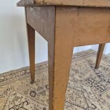 Shop/trade table in old fir 1950s -1m