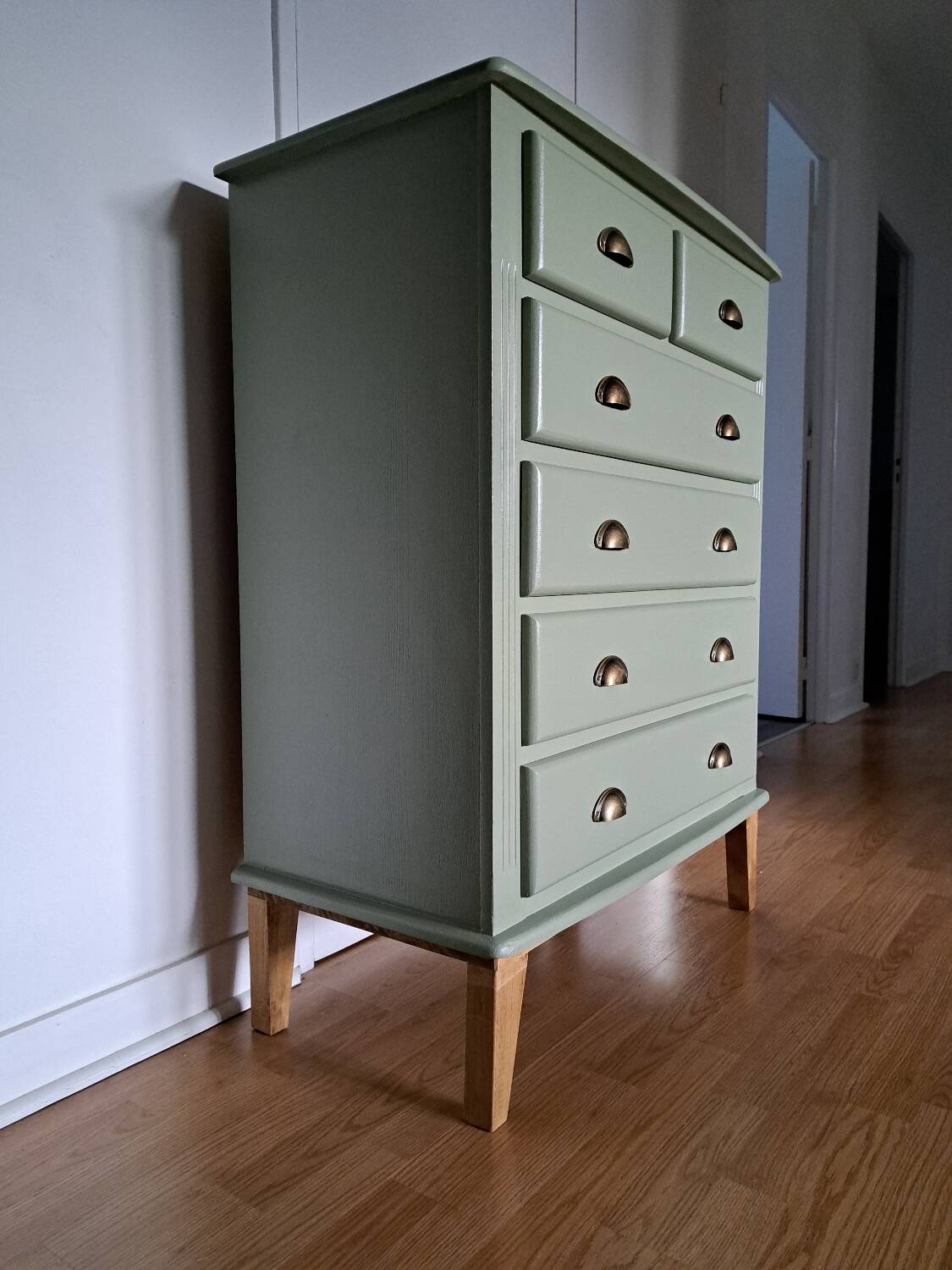 Commode scandinave vert forest 4