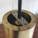 Modernist design pendant light in metal and brass - 50s/60s
