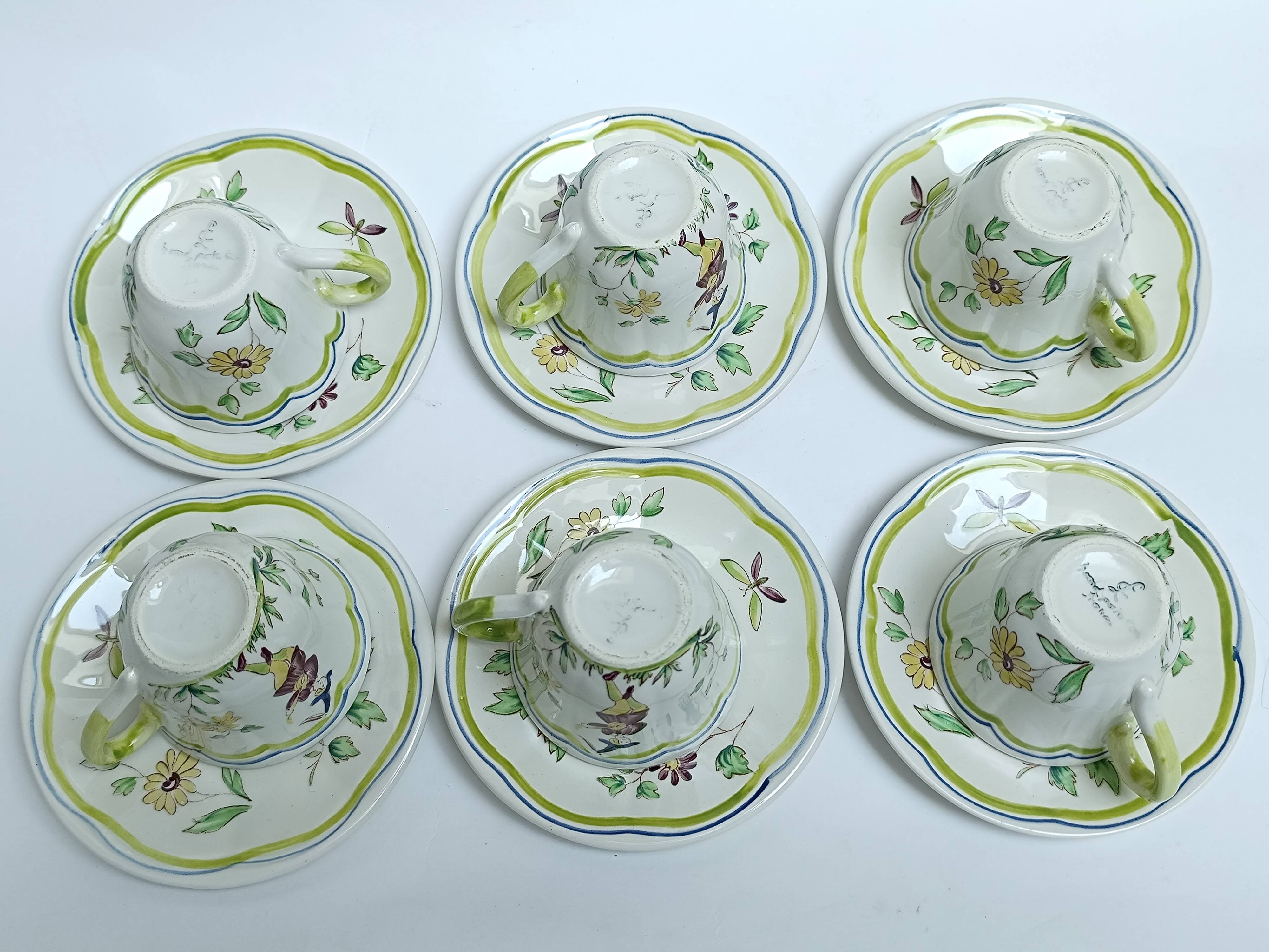 Longchamp Moustiers coffee cups