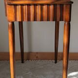 Retro cherry marble wood dressing table