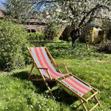 Chaise longue chilienne vintage