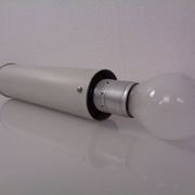 Minimalist table lamp in aluminium, Germany, 1960s
