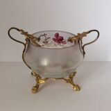 Coupelle en verre émaillé Art Nouveau
