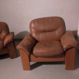 Pair of Armchairs by Mobilgirgi, 1970s