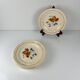 Set de 6 Assiettes à dessert Sarreguemines motif fleur , première moitié du