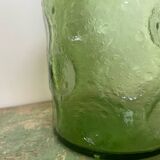 Frosted glass carafe bottle