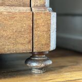 Commode bois et marbre XXème style Louis Philippe
