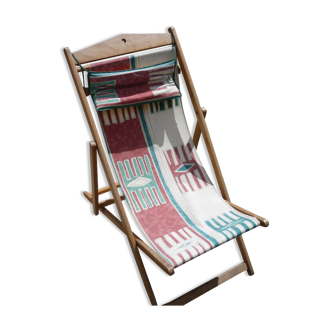 Vintage colorful lounger