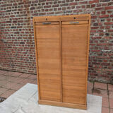 Curtain-top filing cabinet