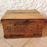 Old wooden crate explosive industrial style 50