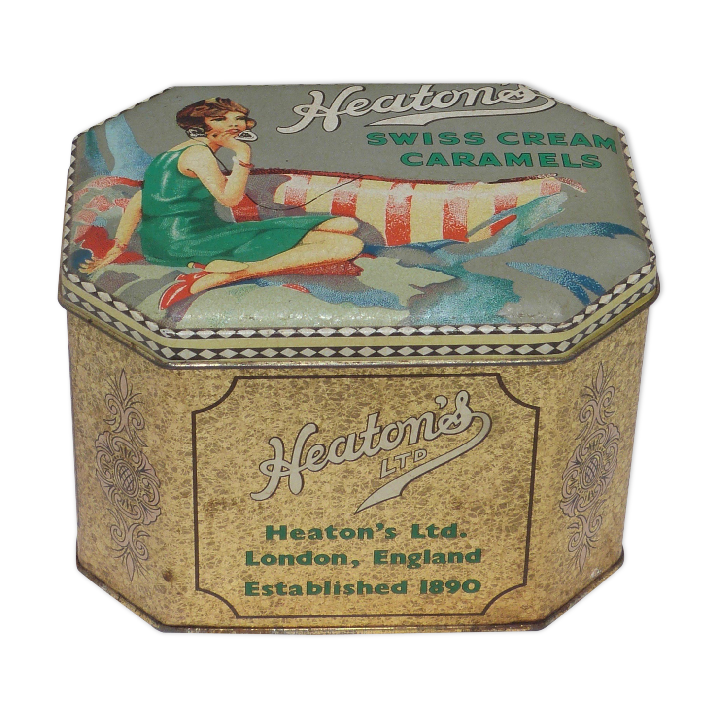 English metal box, Heaton's Ltd