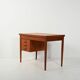 Scandinavian vintage teak flip-top desk