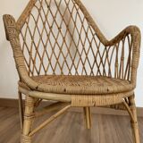 Rattan armchair