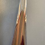 Flared cup in bubbled Murano crystal