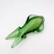 Murano vase Flavio Poli Sommerso Emerald Green Yellow Turquoise 26cm
