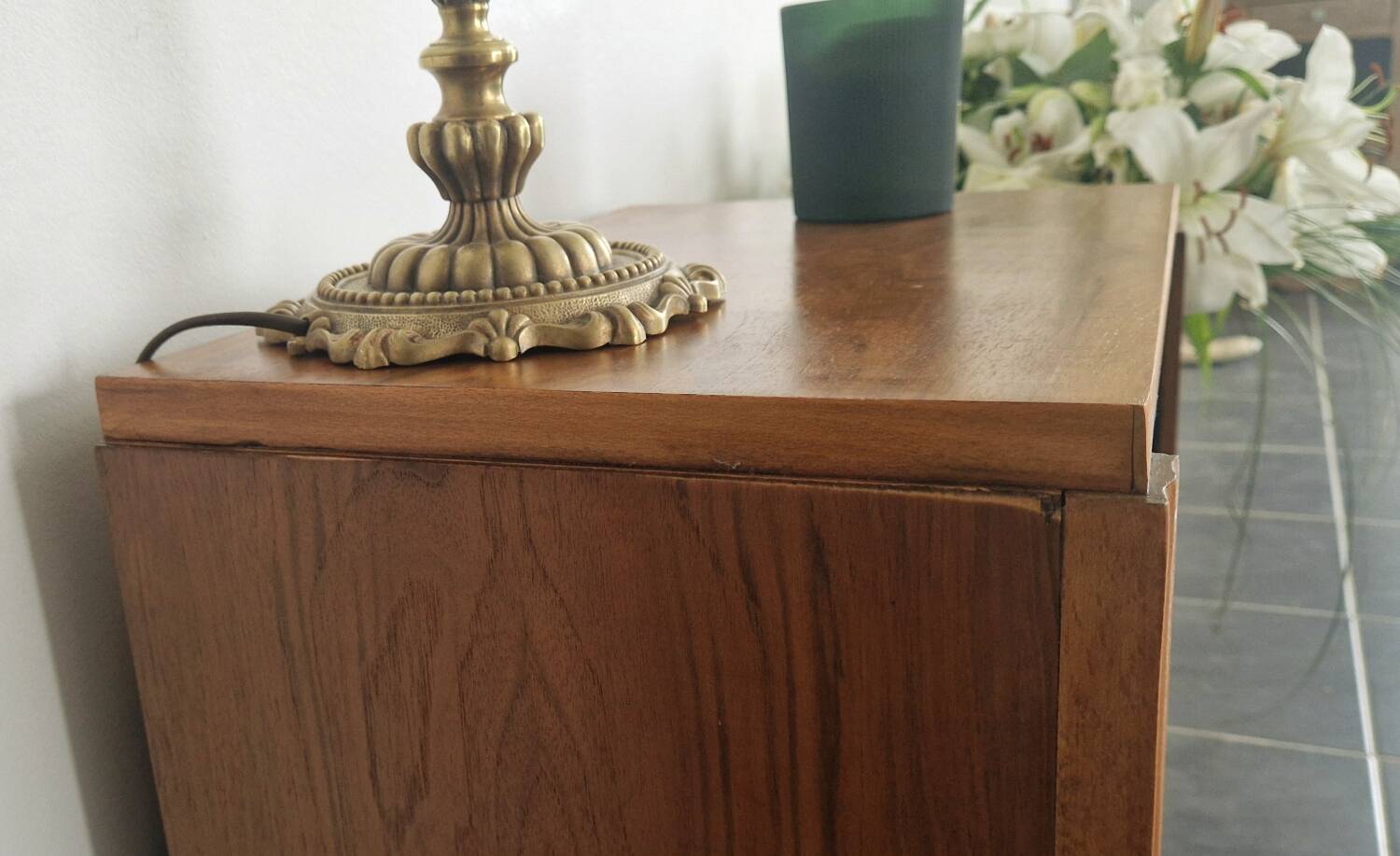 Art Deco low cabinet in rosewood