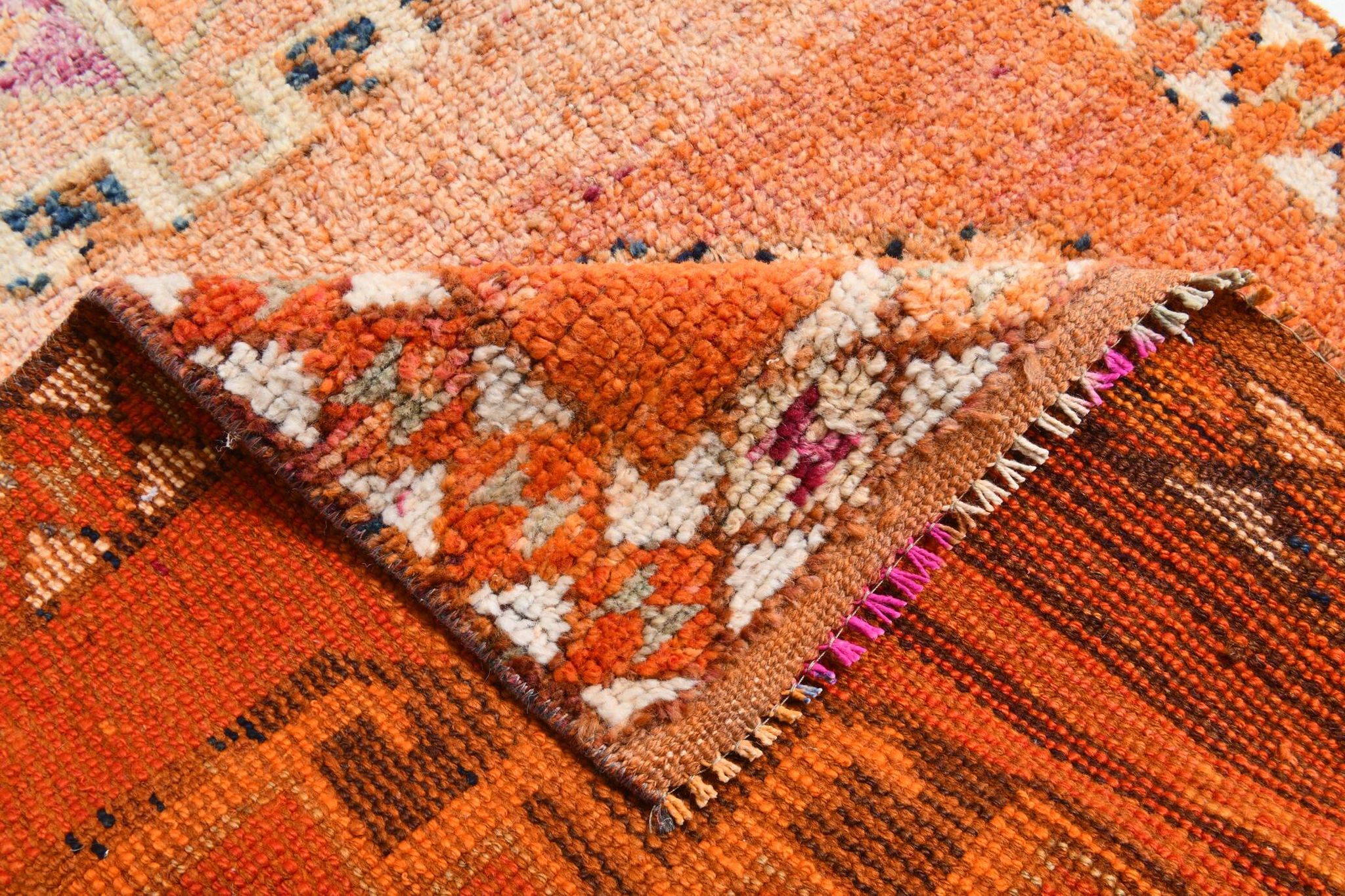 Tapis de couloir turc vintage 3x10, 90x300 cm