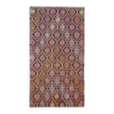 1970s Vintage Turkish Hand-Knotted Wool Cotton Brown Rug 130x194