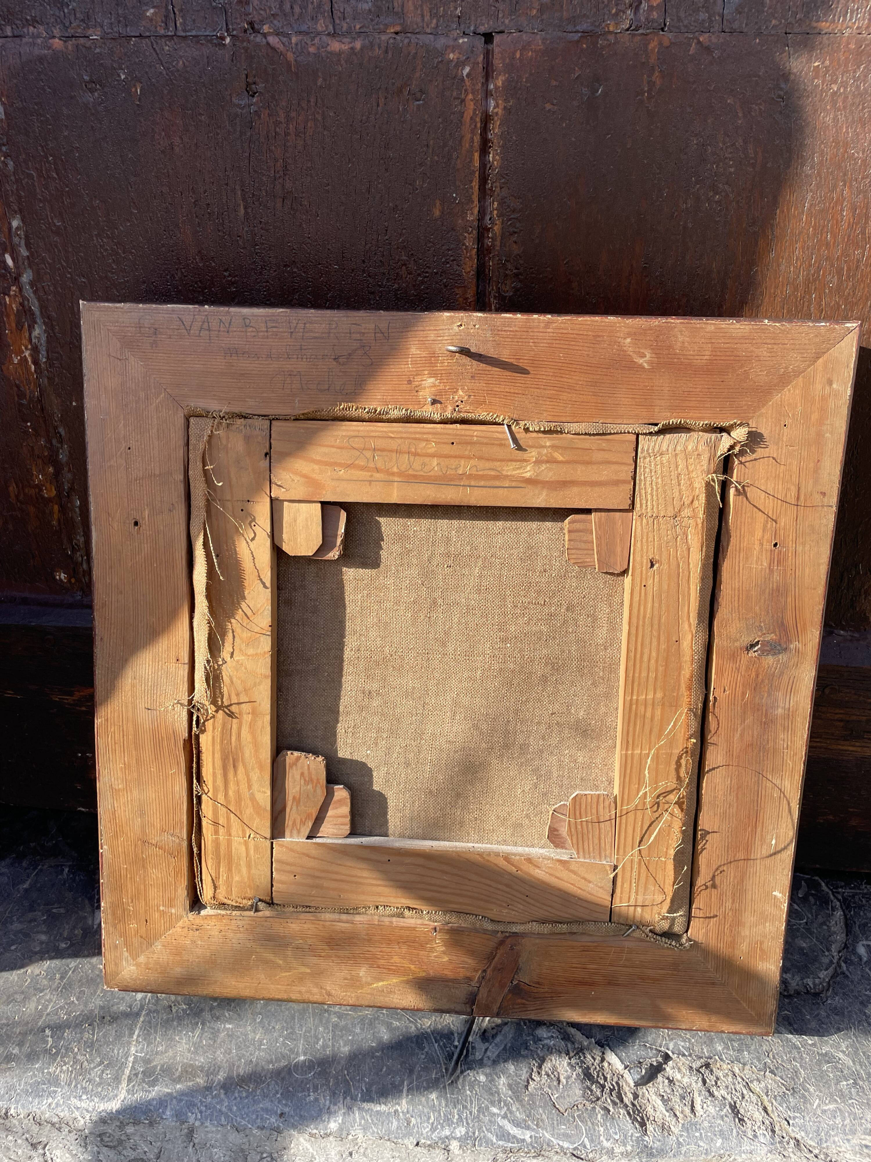 Still life with three apples, oil on canvas, 1940