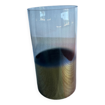 Vase by Polspotten in gold and transparent color