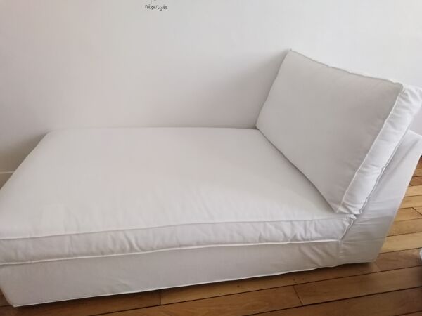 meridienne Blanche Dehoussable