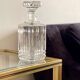 Cut crystal whisky decanter.