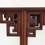 Exotic Asian wood console China 19th