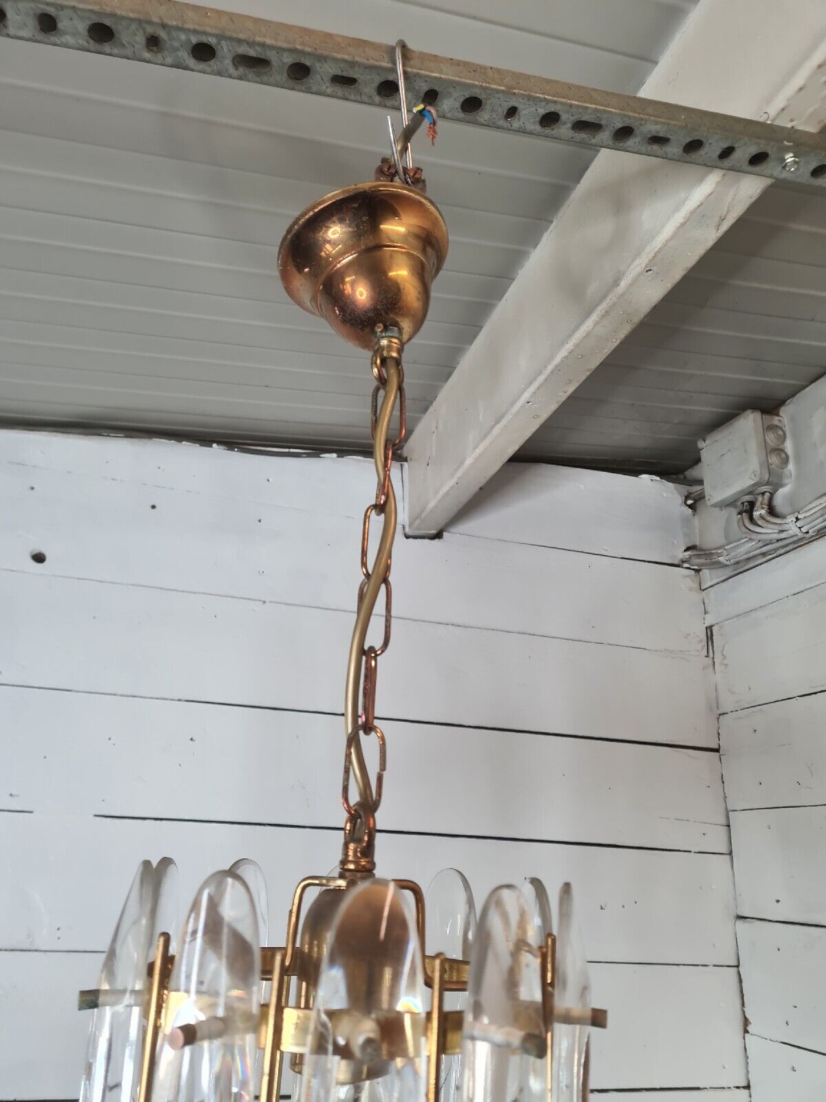 Chandeliers Murano Crystal ceiling lamps from the 70