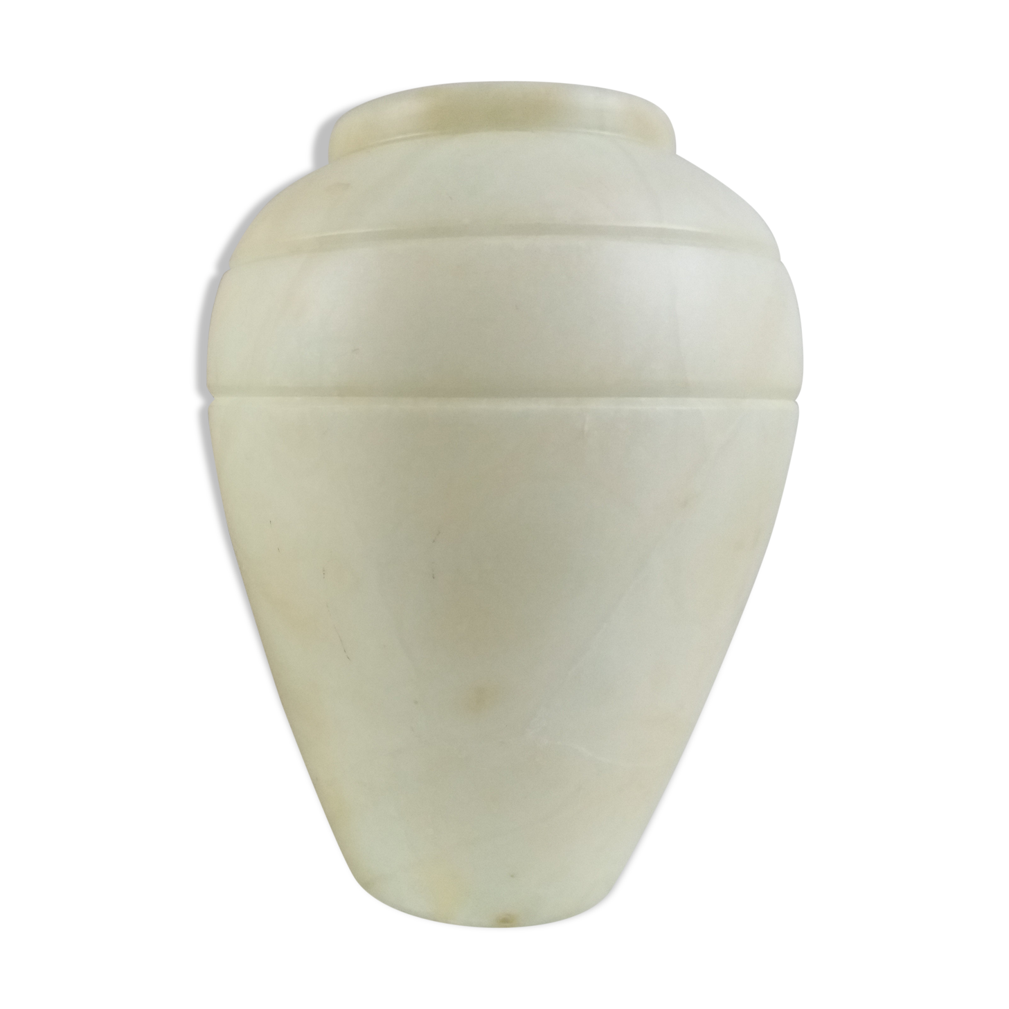 White marble vase