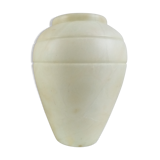 White marble vase