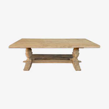 Farm table monastery solid solid wood clear
