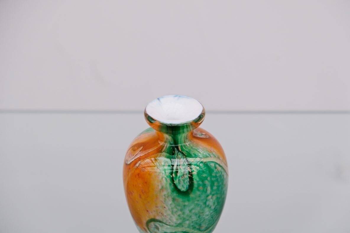 “Silica creation” vase by Jean Michel OPERTO in blown glass