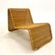 Rattan armchair p3 by tito agnoli