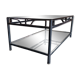 Table basse verre et fer