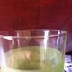 Six glasses granités green of the 1960