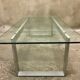 Table basse de salon en verre