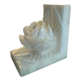 Vintage alabaster bookends