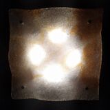 Grande applique en verre de Murano de Mazzega, années 1970