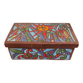 Boîte en céramique de Gabrielle Mankiewicz