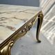 Table basse plateau en marbre