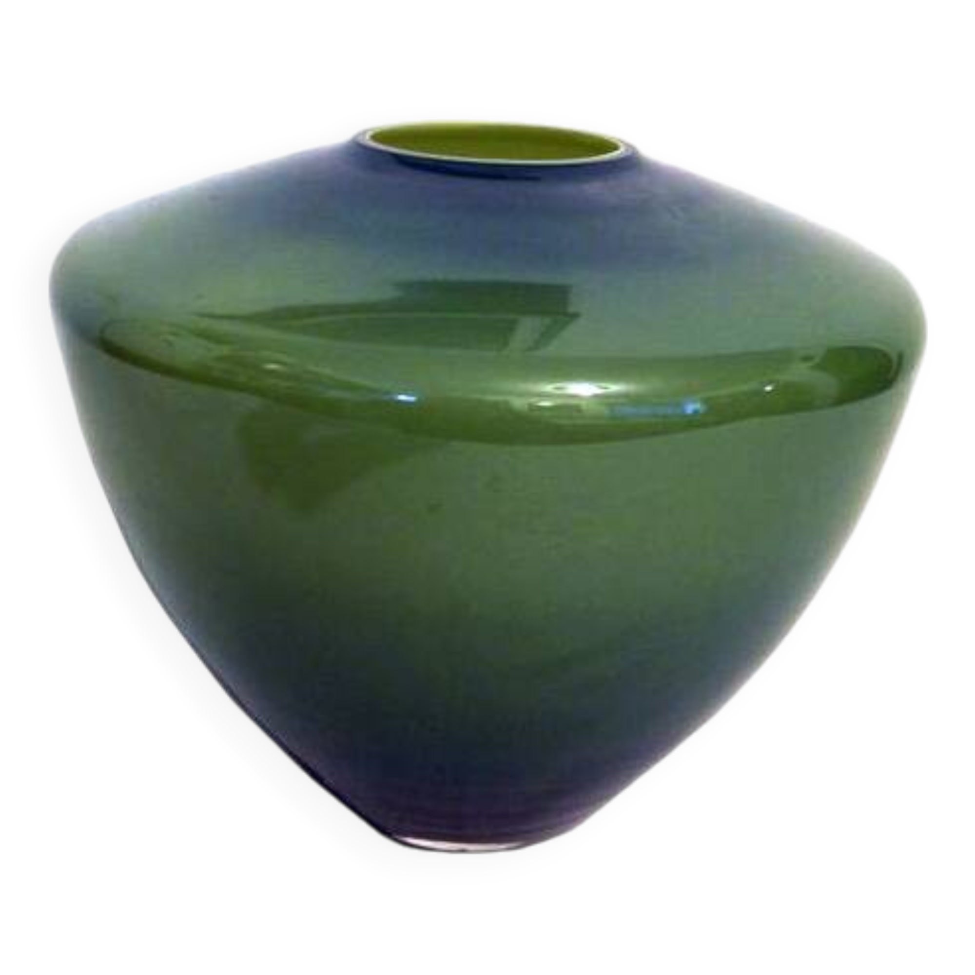 Large Vintage Vase • Incamiciato • Glass • Murano • 1960