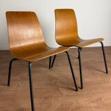 Pair of “Papyrus” chairs attributed to Pierre Guariche, France 1950