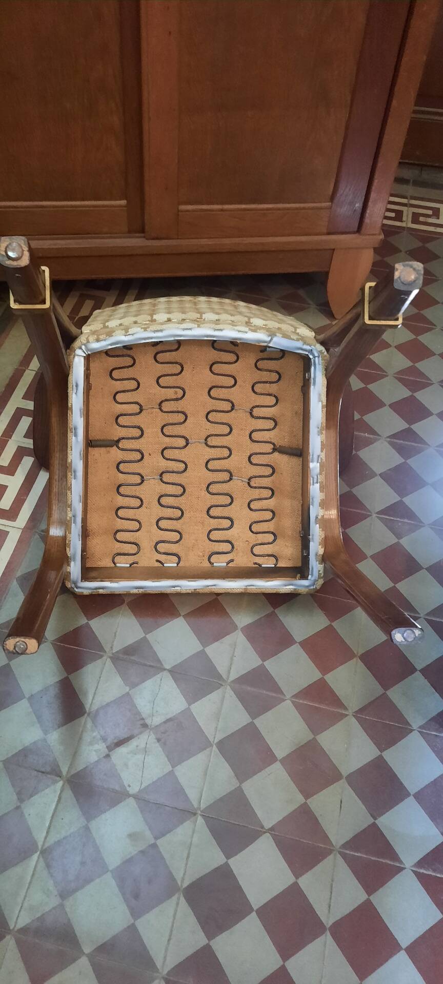 Pair of Bow Wood bridge armchairs