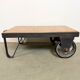 Black Industrial Coffee Table Cart, 1960s