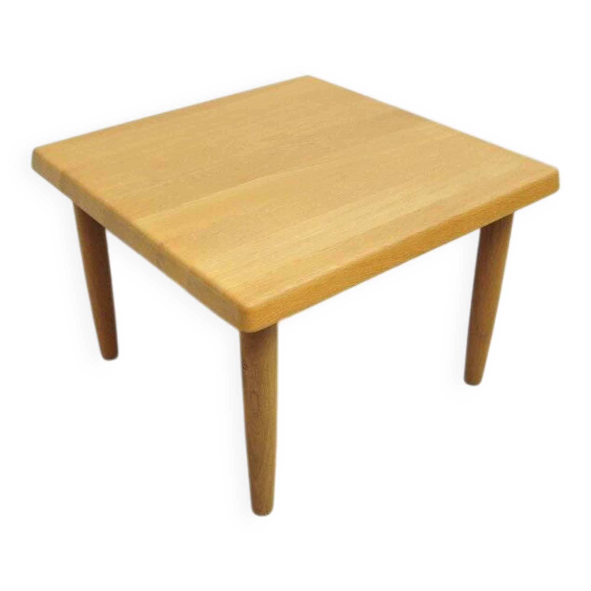 Square oak coffee table, 1960s