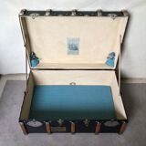 Malle cintrée 1930 bleu marine